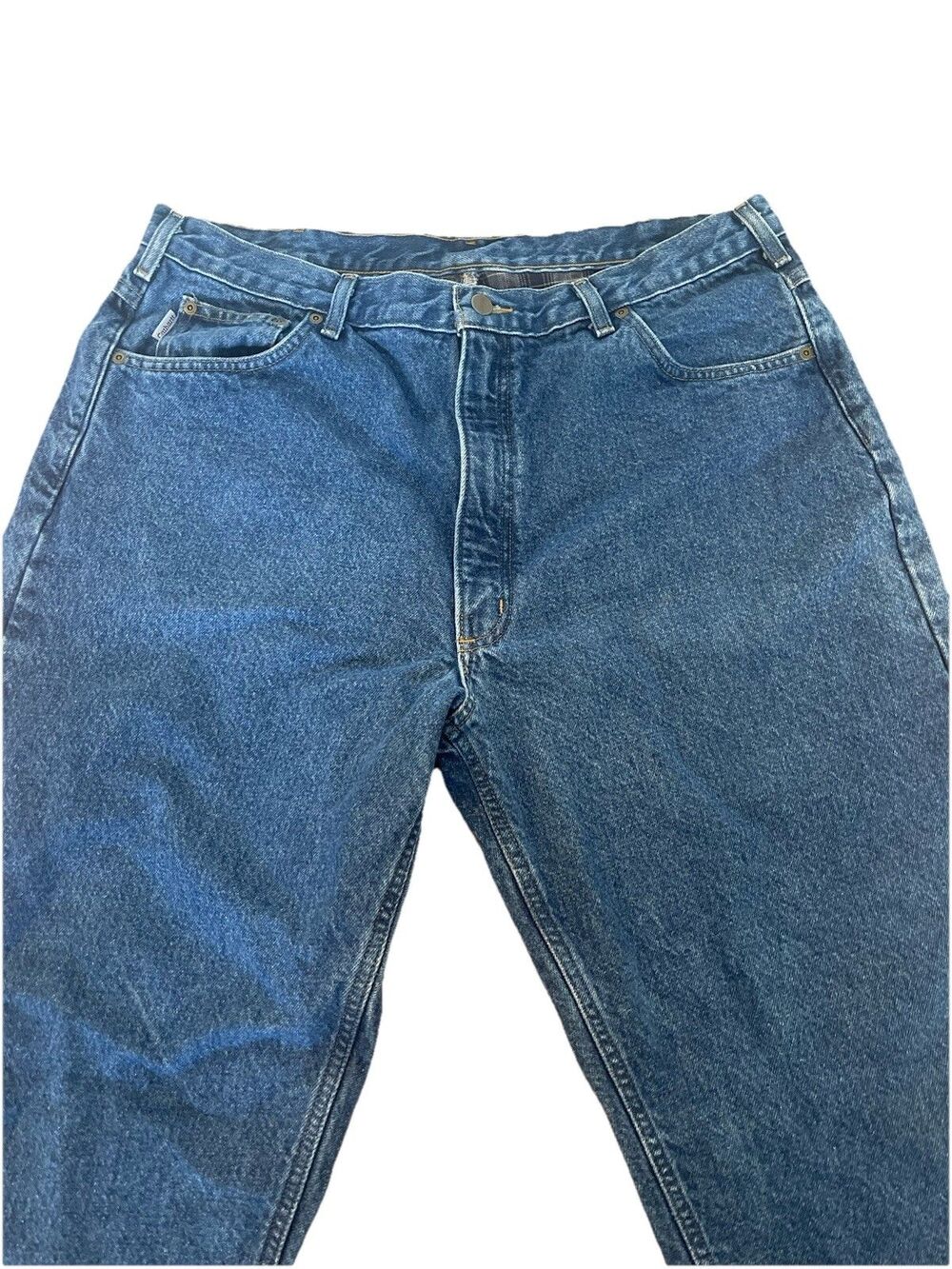 Carhartt Men’s Jeans Size 40x32 Relaxed Fit Flannel Lined Work Denim B172 DST
